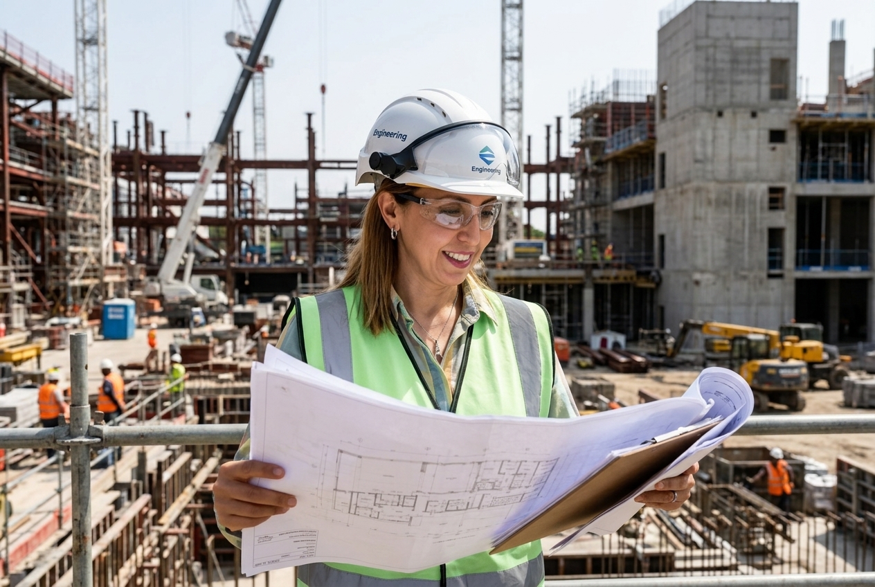 Engineering consulting services — site inspection and quality review.
